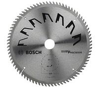 Bosch 1x Lame de Scie Circulaire Precison (pour Bois, Ø 250 x 3.2/2.2 x 30 mm, 80 Dents, ATB, Accessoire Scie Circulaire)