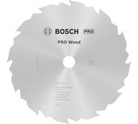Bosch 1x Lame de scie circulaire PRO Wood pour scies circulaires portatives filaires (pour Bois résineux, Bois dur, Ø mm, Professional Accessoire Scie circulaire portative)