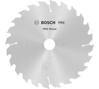 Bosch 1x Lame de scie circulaire PRO Wood pour scies circulaires portatives filaires (pour Bois résineux, Bois dur, Ø mm, Professional Accessoire Scie circulaire portative)