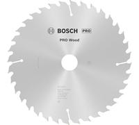 Bosch 1x Lame de scie circulaire PRO Wood pour scies circulaires portatives filaires (pour Bois résineux, Bois dur, Ø mm, Professional Accessoire Scie circulaire portative)