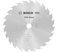 Bosch 1x Lame de scie circulaire PRO Wood pour scies circulaires portatives sans fil (pour Bois résineux, Bois dur, Ø mm, Professional Accessoire Scie circulaire portative)