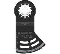 Bosch 1x Lame pour outil multifonctions PRO Multi Material AYZ 53 BPB (pour Panneau de cloison sèche, Bois clouté, Largeur 53 mm, Professional Accessoire Outil multifonction)