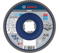 BOSCH X-LOCK Meules à lamelles du système Best for Metal Ø 125 mm, G 40, X571, version courbée, plastique 2608621767