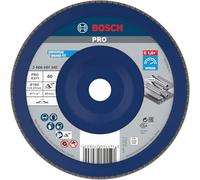 Bosch Disque à lamelles X571 2608607342 – Ø 180 mm, Ø perçage 22,33 mm, Grain 40, Acier – 1 pc