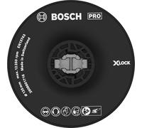 Bosch 1x Plateau de ponçage dur PRO Backing Pad Hard, X-Lock | Ø 125 mm Professional Accessoire Petite meuleuse angulaire