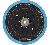 Bosch 1x Plateau de ponçage multi-trous EXPERT, 150 mm, souple | Ø 150 mm dur, Professional Accessoire Ponceuse excentrique