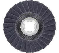 Bosch 1x Plateaux à lamelles X-LOCK Surface Conditioning Material EXPERT N475 (pour Tôles en acier, Acier inoxydable, Ø 115 mm, grossier, Professional Accessoire Petite meuleuse angulaire)