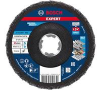 Bosch 1x Plateaux à lamelles X-LOCK Surface Conditioning Material EXPERT N475 (pour Tôles en acier, Acier inoxydable, Ø 125 mm, grossier, Professional Accessoire Petite meuleuse angulaire)