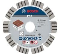 Bosch 1x PRO Abrasive Diamond Cutting Disc for Small Angle Grinders (for Lime and sand bricks, Brick, Ø 125 mm, Professional Accessory Small Angle Grinder)