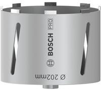 Bosch 1x PRO Core Cutter dry pour forets diamantés, G 1/2 pouce | pour Briques silicocalcaires, Brique, Ø 202 mm Professional Accessoire Foret diamanté