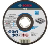 Bosch 1x PRO Metal Longlife Cutting Disc for Small Angle Grinder and X-Lock, M14/22.23 mm (for Steel, Ø 115 mm, Professional Accessory Small Angle Grinder)