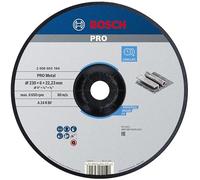 Bosch 1x PRO Metal Longlife Grinding Disc for Large Angle Grinder and Bore 22.23 mm (for Steel, Ø 230 mm, Professional Accessory Large Angle Grinder)