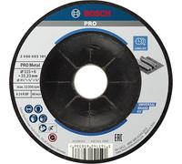 Bosch 1x PRO Metal Longlife Grinding Disc for Small Angle Grinder and Bore 22.23 mm (for Steel, Ø 115 mm, Professional Accessory Small Angle Grinder)