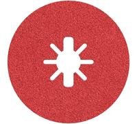 Bosch 1x PRO Metal R780 Fibre Sanding Disc for X-Lock (for Steel, Stainless steel, Ø 115 mm, Grit 36, Professional Accessory Small Angle Grinder)
