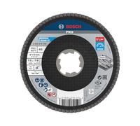 BOSCH X-LOCK Meules à lamelles du système Best for Metal Ø 115 mm, G 60, X571, version courbée, fibre de verre 2608619198