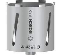 Bosch 1x PRO Multi Material Dry Diamond Core Cutters for G 1/2-Inch and Diamond Drills (for Lime and sand bricks, Brick, Ø 152 mm, Professional Accessory Diamond Drill)