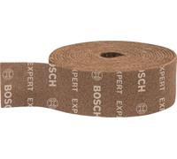 Bosch 1x Rouleaux en non-tissé EXPERT N880 (pour Tôles en acier, Acier inoxydable, Largeur 100 mm, Longueur 10 m, Extra cut A, Professional Accessoire Ponçage manuel)