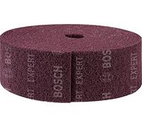 Bosch 1x Rouleaux en non-tissé EXPERT N880 (pour Tôles en acier, Acier inoxydable, Largeur 115 mm, Longueur 10 m, Medium A, Professional Accessoire Ponçage manuel)