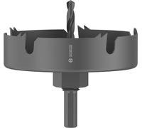 Bosch 1x Scie trépan avec adaptateur Wood and Drywall (pour Cloison sèche, Bois résineux, Ø 100 mm, Professional Accessoire Perceuses)