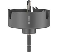 Bosch 1x Scie trépan avec adaptateur Wood and Drywall (pour Cloison sèche, Bois résineux, Ø 65 mm, Professional Accessoire Perceuses)