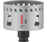 Bosch 1x Scie trépan PRO Tile Power Change Plus | pour Carreaux de Hard Ceramic, Céramique tendres, Ø 68 mm Professional Accessoire Perceuses