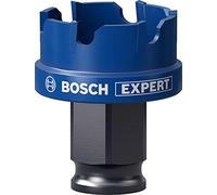 Bosch 1x Scies trépans EXPERT Sheet Metal pour systèmes Power Change Plus (pour Tôles en acier inoxydable, Tôles en acier, Ø 30 mm, Professional Accessoire Perceuses/visseuses rotatives)