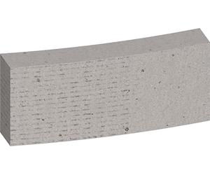 Bosch 1x Segments pour PRO Core Cutter wet pour forets diamantés, 1 1/4 pouce UNC (pour Béton, Béton armé, Ø mm, Professional Accessoire Foret diamanté)