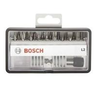 BOSCH Coffret de 18+1 embouts de vissage Robust Line L PH/PZ/T/S/HEX, version Extra Hard