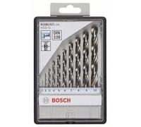 BOSCH Coffret de 10 forets a métaux Robust Line HSS-G, 135°, 1 - 10 mm 2607010535