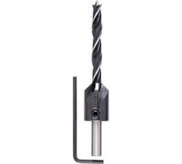 Bosch 2 608 596 394 - Mèches hélicoïdales à bois avec fraise à lamer (7 mm)
