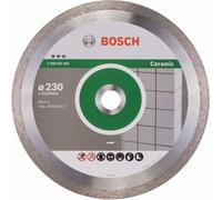 Bosch 1x PRO Ceramic Diamanttrennscheiben für 25,4-mm-Bohrung und Fliesenschneider (für Fliesen, Harte Fliesen, Ø 230 mm, Professional Zubehör Tischkreissäge)