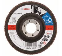 Bosch Disque à lamelles X571 Best for Metal droit 115 mm 40 Toile de verre 10 pces