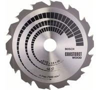 Bosch Accessories Construct Wood 2608640634 Lame de scie circulaire au carbure 210 x 30 x 2.8 mm Nombre de dents: 14 1 pc(s)