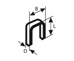 Bosch 2 609 200 227 Agrafe Type 55 6 X 1,08 X 23 Mm