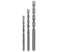 Bosch Jeu de 3 forets pour béton 2 609 255 416 – carbure de tungstène Ø 5/6/8 mm