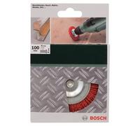Bosch 2 609 256 537 - Brosses de Disque de perçage, fil de nylon con moyen de abrasif de oxyde d'aluminium, grain K80, 100 mm