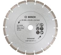 Bosch 2 disques à tronçonner diamantés pour matériaux de construction, 230 mm, 2607019479
