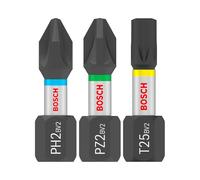 Bosch 25x Coffret d&,#039,embouts de vissage PRO Impact (92 x 57 mm, Professional Accessoire Visseuse, Perceuses/visseuses rotatives)