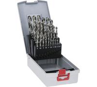 Bosch 25x Coffret de forets hélicoïdaux PRO Metal HSS-G | pour Métaux non ferreux, Acier, Ø 1-13,00 mm Accessoire Perceuses/visseuses rotatives