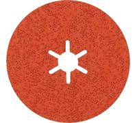 Bosch 25x Disques sur fibre céramique EXPERT R782 Prisma 100 mm (pour Acier, Tôles en acier inoxydable, Ø 100 mm, Grain 36, Professional Accessoire Petite meuleuse angulaire)
