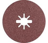 Bosch 25x Disques sur fibre céramique X-LOCK Prisma EXPERT R781 (pour Acier, Tôles en acier inoxydable, Ø 125 mm, Grain 80, Professional Accessoire Petite meuleuse angulaire)