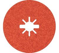 Bosch 25x Disques sur fibre céramique X-LOCK Prisma EXPERT R782 (pour Acier, Tôles en acier inoxydable, Ø 125 mm, Grain 36, Professional Accessoire Petite meuleuse angulaire)