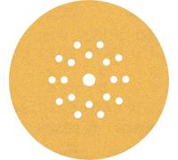 Bosch 25x Feuilles abrasives EXPERT C470 à 19 trous (pour Peinture sur bois, Bois dur, Ø 225 mm, Grain 150, Professional Accessoire Ponceuse pour cloison sèche)