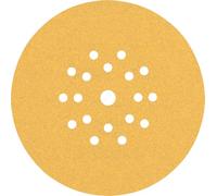 Bosch 25x Feuilles abrasives EXPERT C470 à 19 trous | pour Peinture sur bois, Bois dur, Grain 100, Professional Accessoire Ponceuse pour cloison sèche