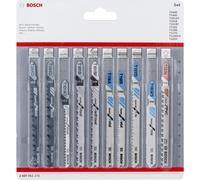 BOSCH 2607011171 BOSCH Blister All in One Jeu de lames de scie sauteuse 10 pièces