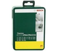 Bosch Forets à métaux HSS-TiN, set de 19 pièces Quantité:1
