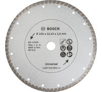 Bosch 2607019483 - de Disque diamant pour les matériaux de construction turbo (diamètre de 230 mm)