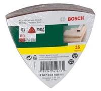 Bosch Set de 25 feuilles abrasives pour ponceuse Delta – Grain 60