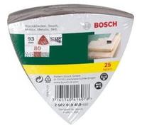 Bosch 2607019489 Lot De Feuilles Abrasives Pour Ponceuse Delta Grain 80 25 Pièces G