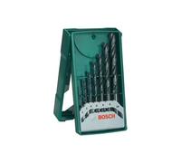 Bosch 2607019673 Set De 7 Forets à Métaux Mini-X-Line Diamètre 2/3/4/5/6/8/10 Mm
